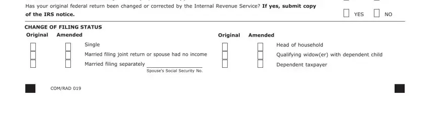 Part # 3 in filling out amended maryland tax return 2020