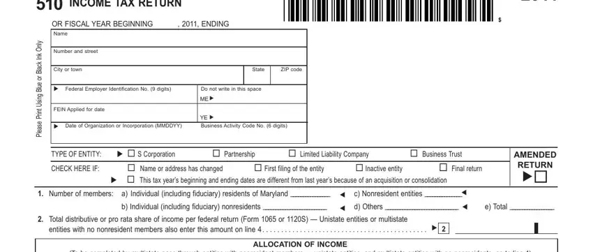 Maryland Form 510 conclusion process outlined (portion 1)
