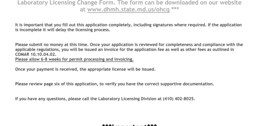 Step # 1 of submitting maryland state compliance application