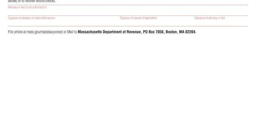 Completing part 4 in application for abatement massachusetts