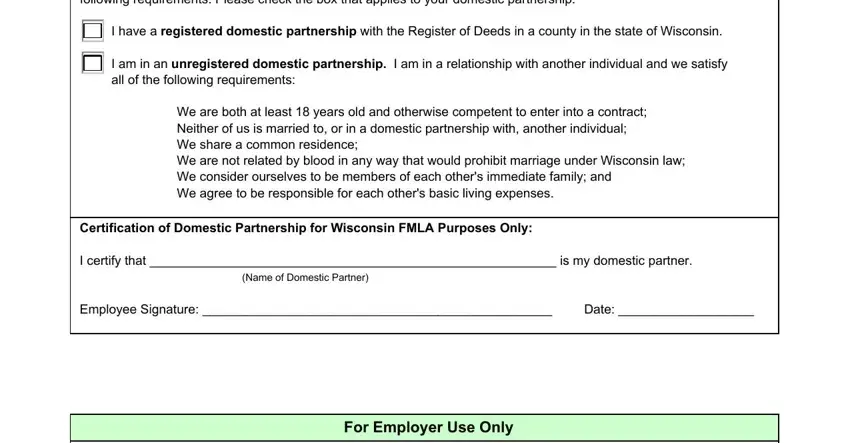 In order to be eligible to take, Employee Signature, and Certification of Domestic inside Form Oser Dclr 201