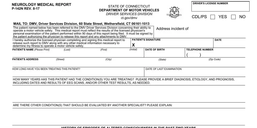 Tips on how to fill in medical form for eversource stage 1