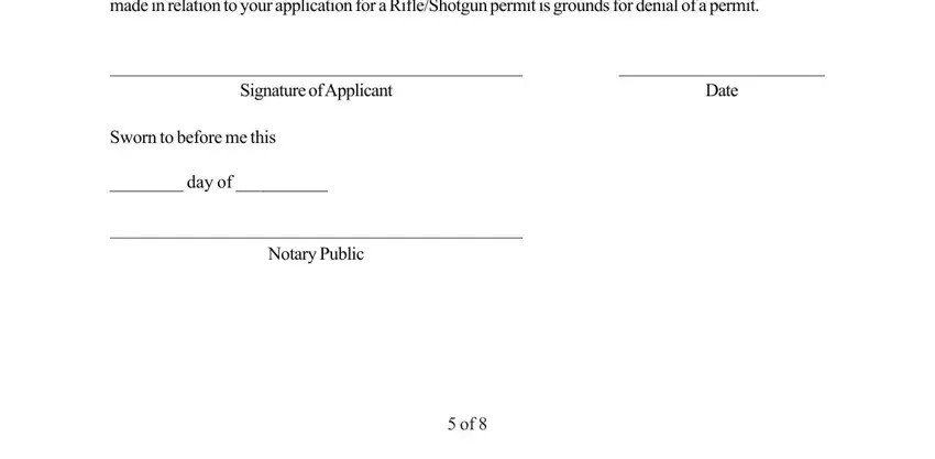 Writing part 5 in nyc pistol permit application pdf