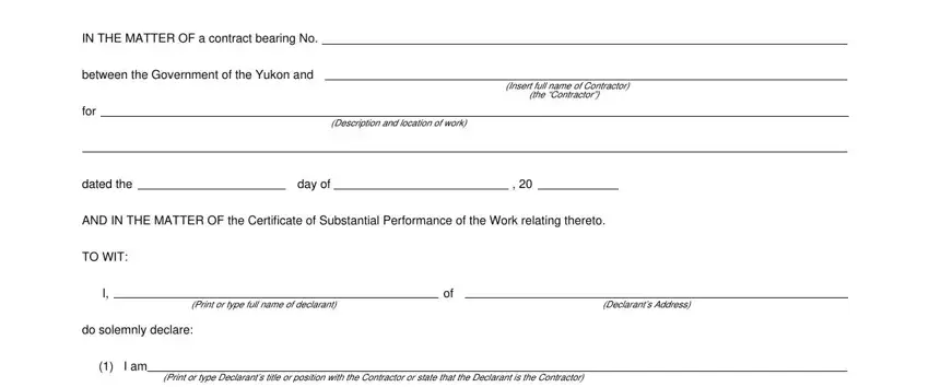 Part number 1 in filling out Yukon Form Yg 3747Q F1