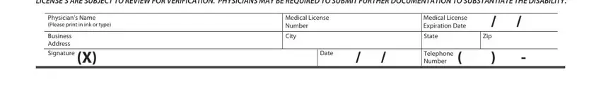 west virginia handicap parking permit completion process detailed (portion 3)