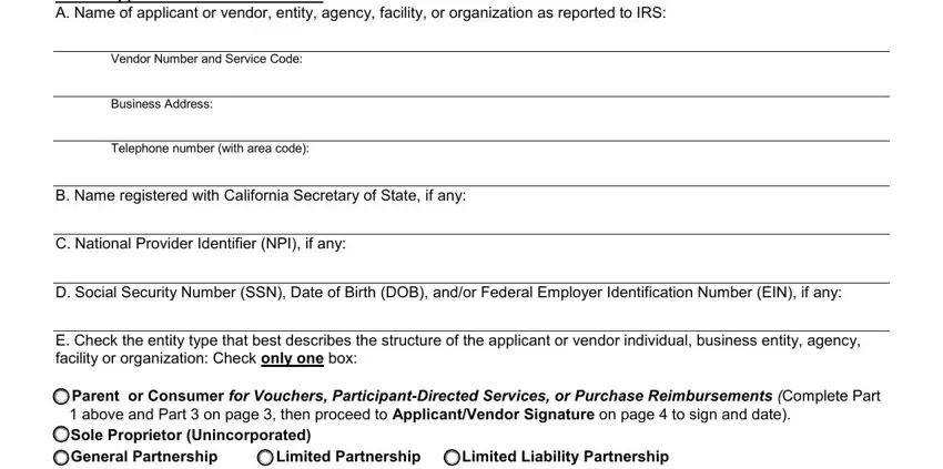 Tips to fill out applicant vendor application form step 2