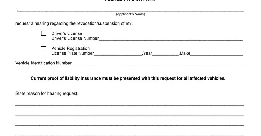 Ways to fill in Dmv Form Ivp 005 part 1