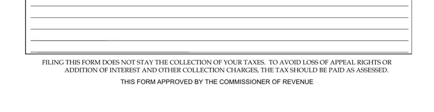 Filling out section 3 in state tax 128
