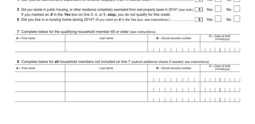 Simple tips to fill in Tax Form 214 step 2