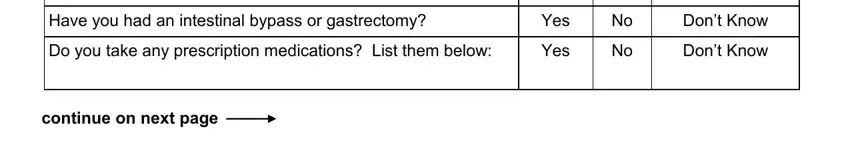 Filling out segment 3 in tb screening questionnaire