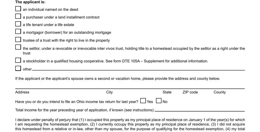 a life tenant under a life estate, a purchaser under a land, and a mortgagor borrower for an of Dte 105A Form