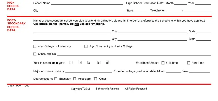 Step no. 2 in submitting dtlr application pdf
