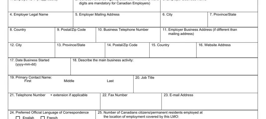 Simple tips to fill in Hrsdc Emp5512 Form step 1