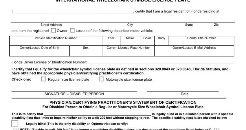 A way to complete dmv forms to print florida hanbdicap part 1