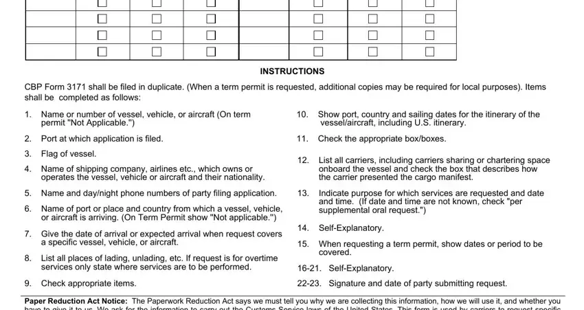 Find out how to prepare Cbp Form 3171 step 5