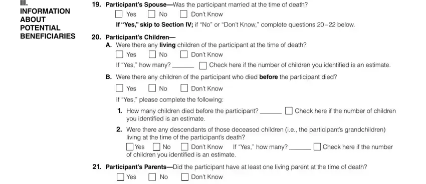 Step # 2 for submitting government form tsp 17