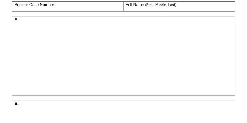 Part no. 3 in submitting Cbp Form 4630