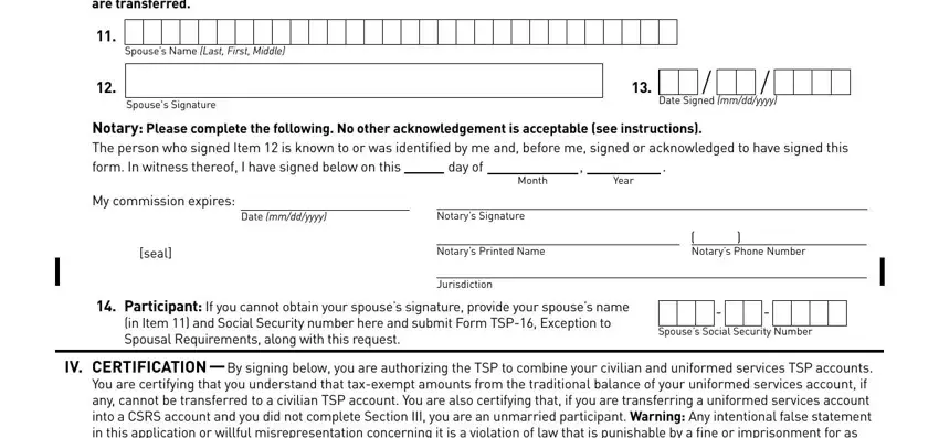 seal, Spouses Signature, and Month in 65 fillable form