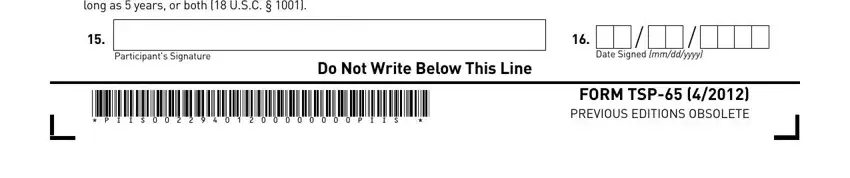 P I I S                  P I I S, Date Signed mmddyyyy, and Do Not Write Below This Line of 65 fillable form