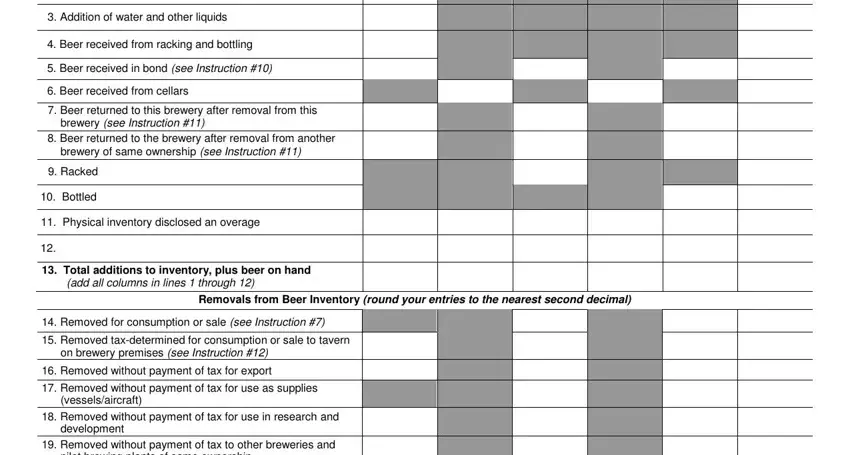 Part no. 2 of submitting ttb form 5130 9