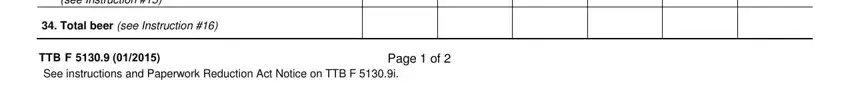 How to prepare ttb form 5130 9 step 4