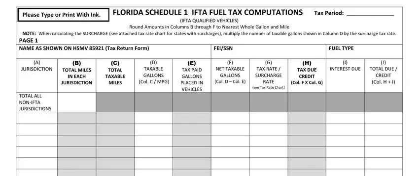 florida ifta forms completion process detailed (stage 4)