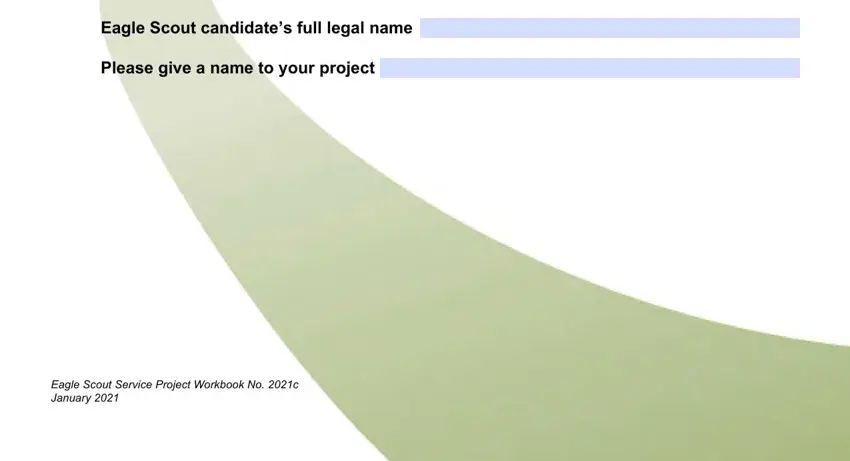 Eagle Project Workbook Form ≡ Fill Out Printable PDF Forms Online