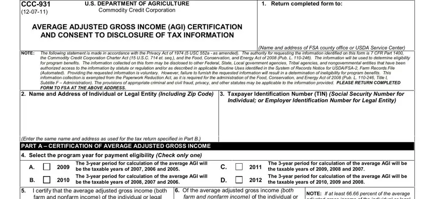 Filling out segment 1 of electronically 931 file form