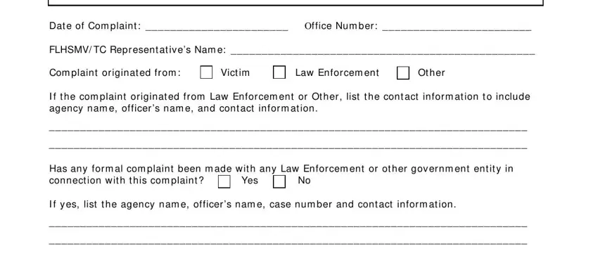 Filling in part 1 of hsmv form 72068