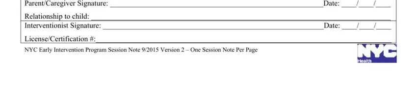 The best ways to fill in nyc early intervention session note part 3