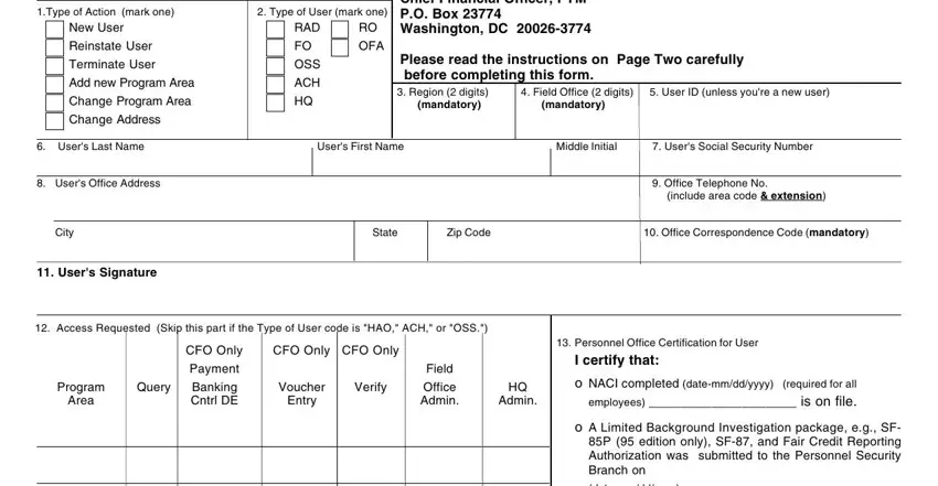 Simple tips to fill in 2003 step 1