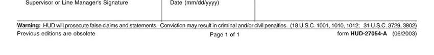 Filling in section 3 in 2003