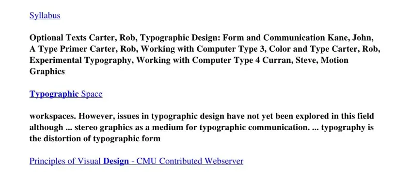 The best way to complete typographic design form and communication part 4