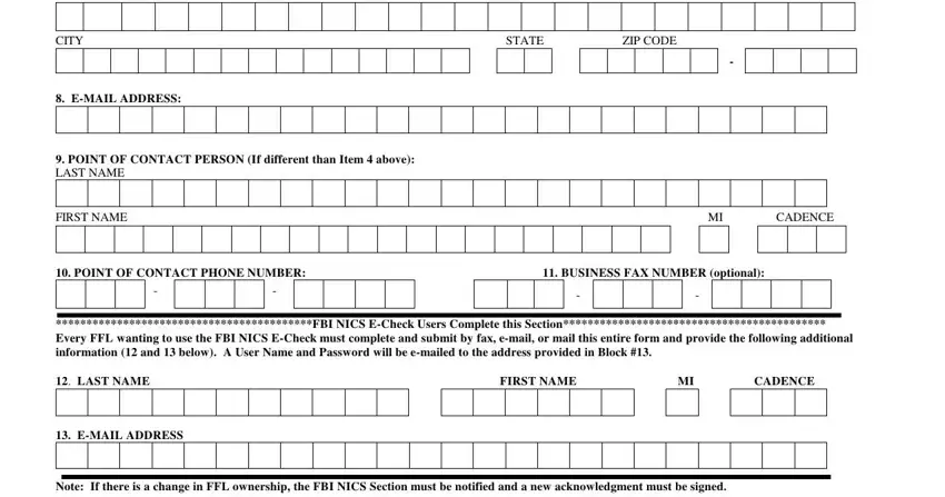 nics e check form conclusion process clarified (portion 2)