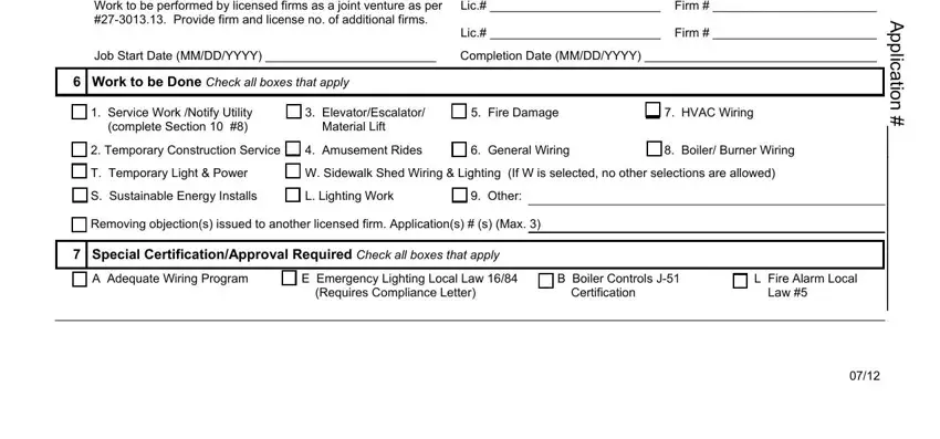 The right way to fill in s electrical permit online stage 2