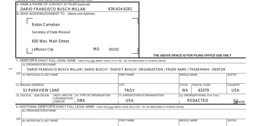 Ucc 1 Form ≡ Fill Out Printable PDF Forms Online