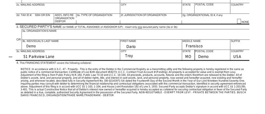 Ucc 1 Form ≡ Fill Out Printable Pdf Forms Online 5190