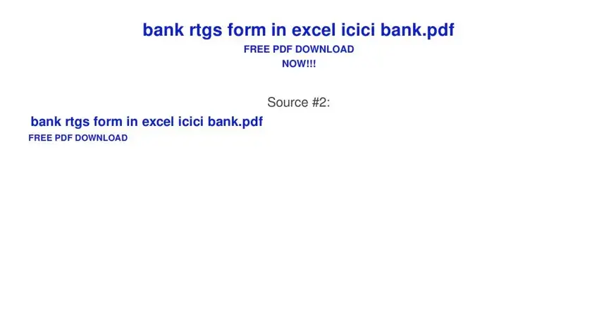 How to fill out icici bank rtgs form excel format part 1