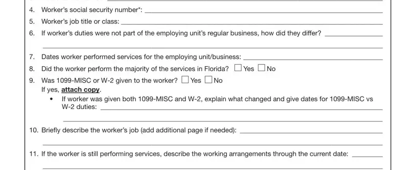 If worker was given both MISC and, If yes attach copy, and Yes in form 6061i