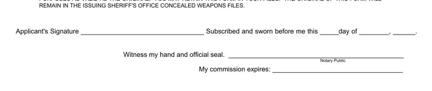 Part # 5 in submitting information colorado concealed get