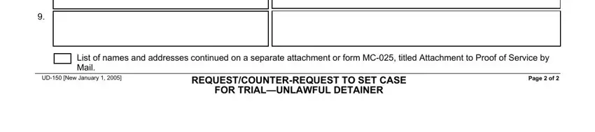 The best way to fill in unlawful detainer forms part 5