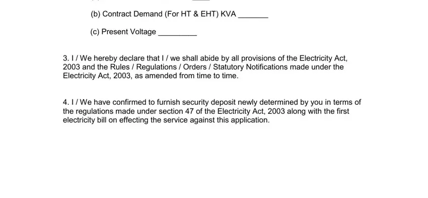 Stage number 4 of filling in meter change application online