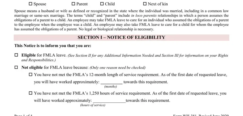 fmla form 381 completion process detailed (stage 2)