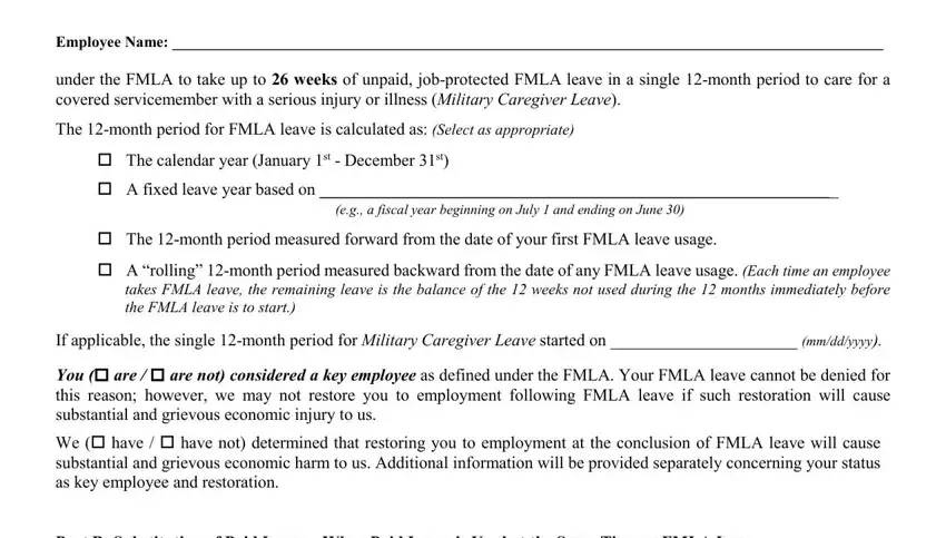 Tips on how to complete fmla form 381 portion 5