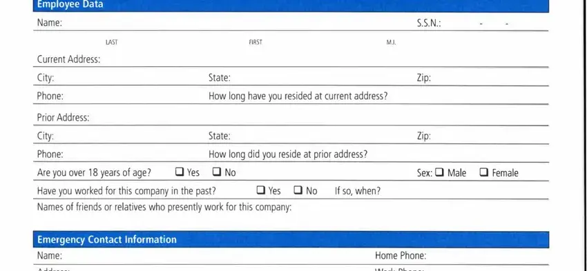 filling in paychex pto sheet step 1