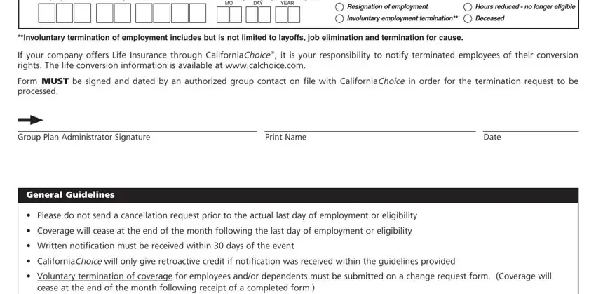 Employee Termination Form Fill Out Printable PDF Forms Online