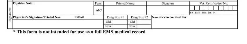 Part no. 3 of submitting epcr form online