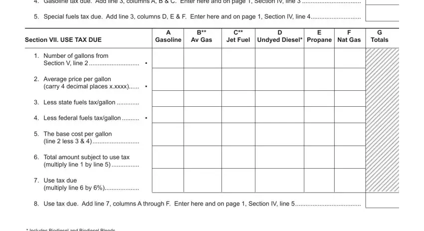 Part # 5 of filling in form 75