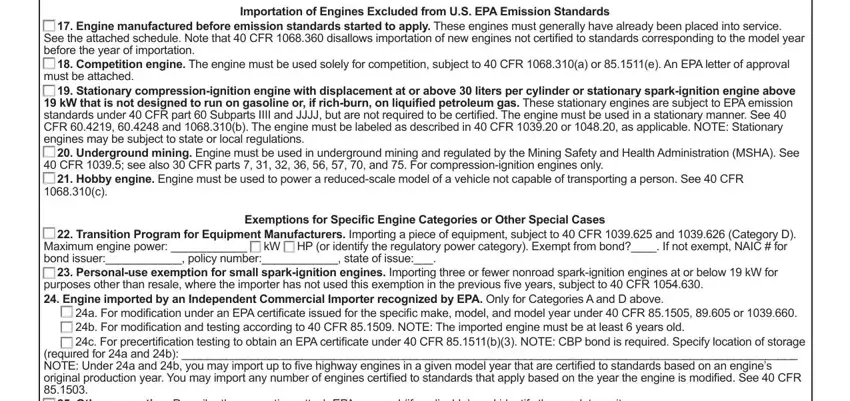 Part number 4 in filling out 3520 21 epa