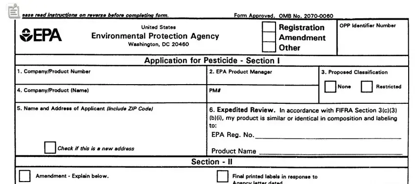 form epa 8570 conclusion process explained (stage 1)